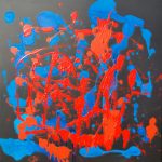 Las Fallas (2010) - 80cm x 80cm - acrylic on canvas - Modern Art by British Artist Chris Billington