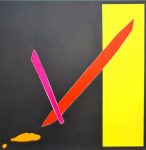 Viva Valencia (2010) -80cm x 80cm - acrylic on canvas - Modern Art by British Artist Chris Billington
