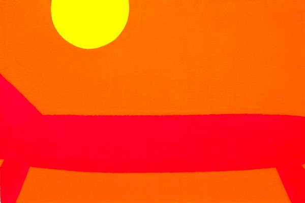 Hot Dog (2010) - acrylic on canvas 30in x 20in