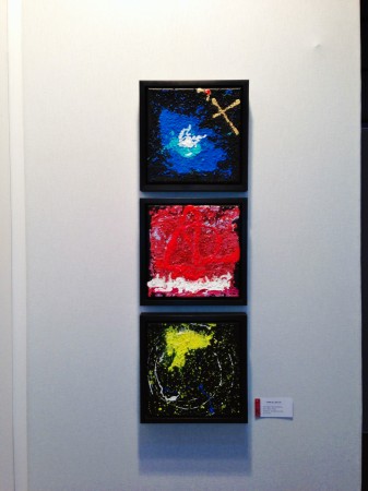 'Earth, Sun, Moon' (Homage to Neil Armstrong) at Lille Art Fair March 2013 ~ Chris Billington ~ British Modern Artist
