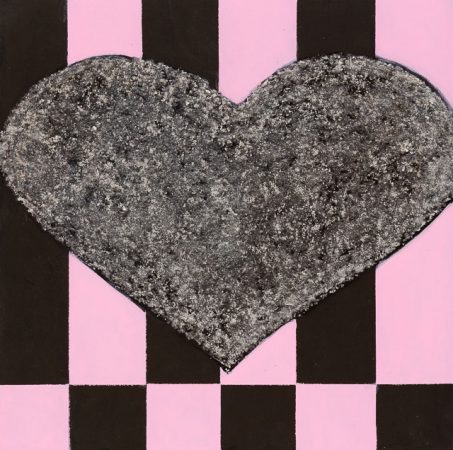 Heart Of Glass (2014) - 12in X 12in -Punk The Transatlantic Paintings - Chris-Billington - Sold Modern Art