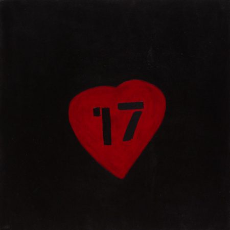 Seventeen (2014) - 12in X 12in -Punk The Transatlantic Paintings - Chris-Billington - Sold Modern Art