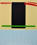 Gyllyngvase X, 2011 acrylic on canvas, 120 x 140cm - Modern Art by British Artist Chris Billington